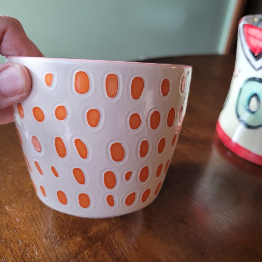 Opalhouse Pink and Orange Stoneware Mug 15oz - Picture 3 of 6
